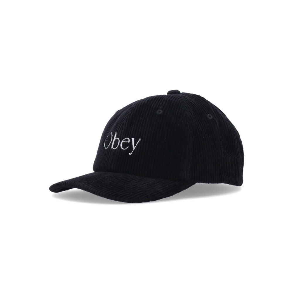 Obey Black Corduroy Cap